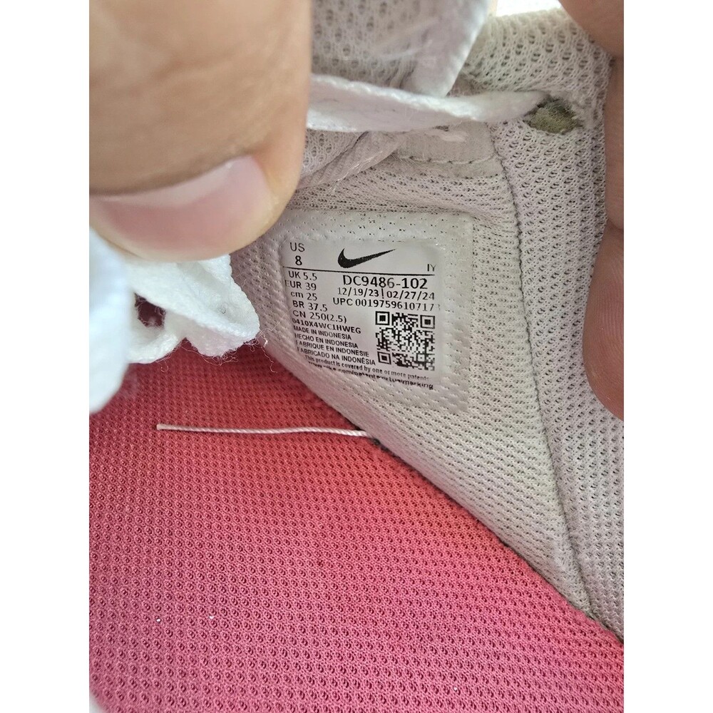 Nike Air Force 1 '07 NN Womens 8 White/Aster Pink Shoes. - Picture 8 of 10
